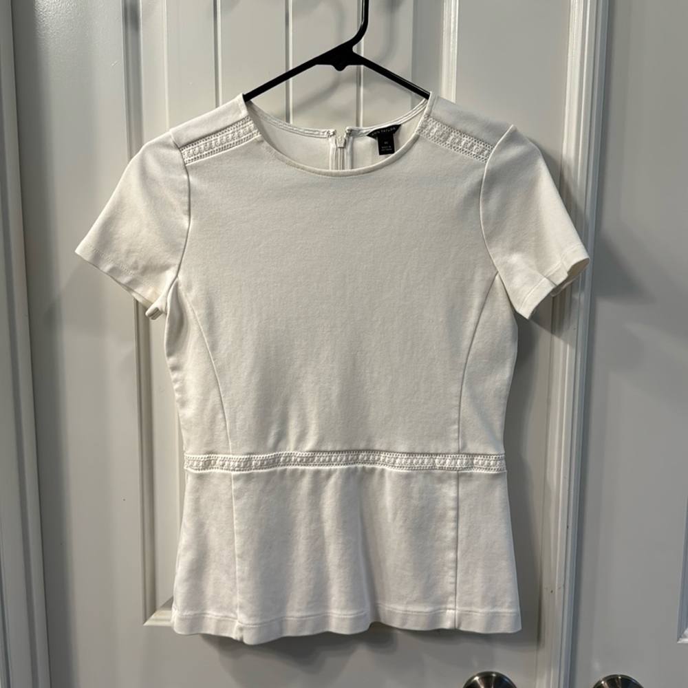 Ann Taylor white top, size XS